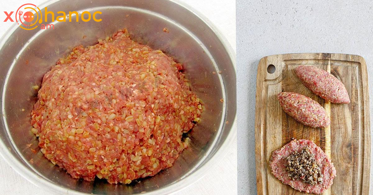 Մանրամասն գրված է, թե ինչպես պատրաստել իշլի քյուֆթան ՝ թե միջուկը, թե կեղևը