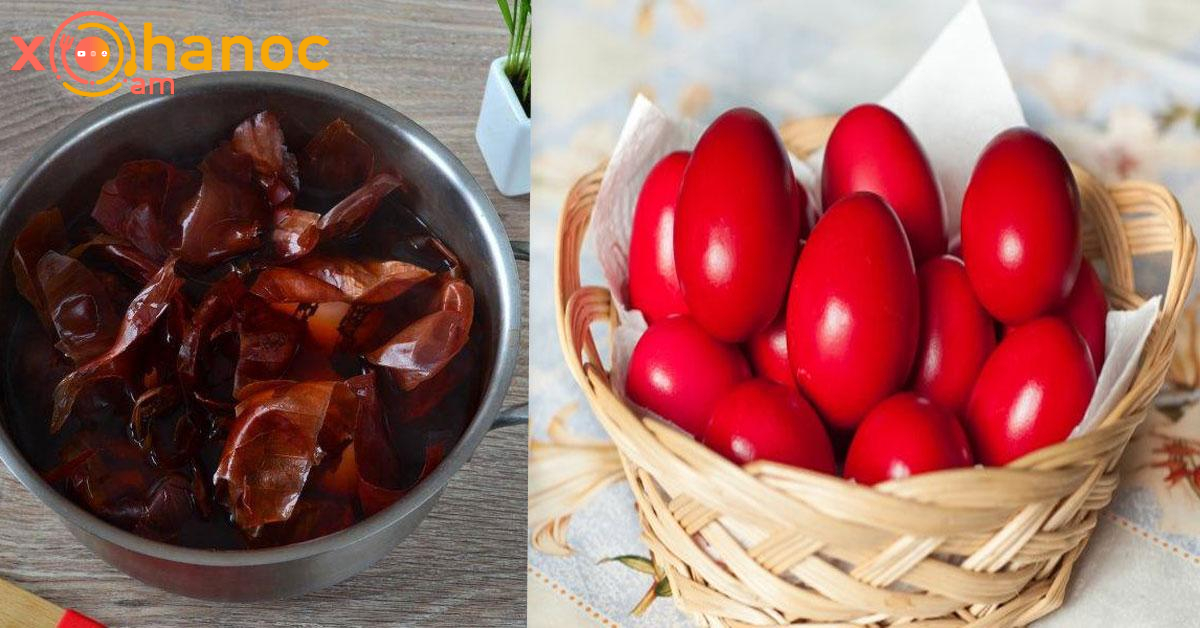 Տեսանյութ․ Դիտեք, թե ինչպես օգտագործել սոխի կեղևը, որպեսզի ձուն գեղեցիկ վառ կարմիր ստացվի