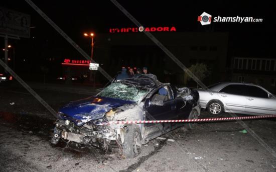 Խոշոր ու շղթայական ավտովթար Դավիթաշենի «Ադորա» ռեստորանի դիմաց. բախվել են 2 «Mercedes»-ն ու «Opel»-ը. կա 7 վիրավոր.
