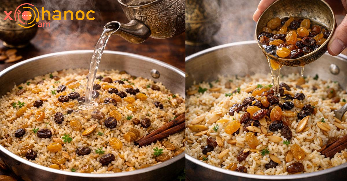 Բրնձով և չամիչով փլավը այսպես պատրաստեք․ Այնքան համեղ է ստացվում, որ հավանում են բոլորը, իսկ բրնձի հատիկները հատ-հատ են մնում