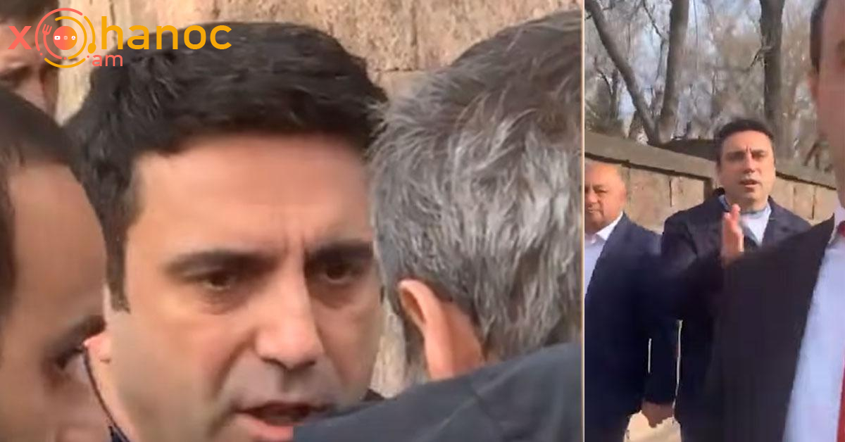 Հայոյանքներ, վեճ․ Թեժ վիճաբանություն Ալեն Սիմոնյանի և քաղաքացու միջև․ Տեսանյութ