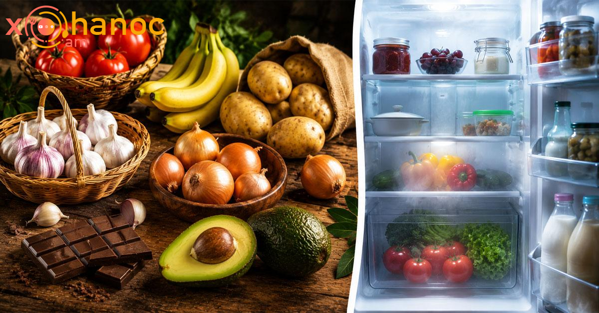 7 մթերք, որոնք երբեք չպետք է պահել սառնարանում