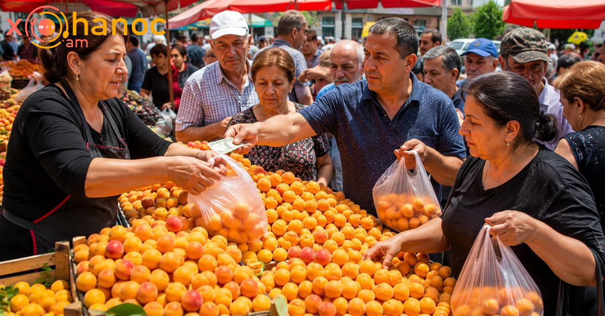 Ծիրանի գինը շուկայում անակնկալ է եղել․ Տեսեք ինչ արժե 1 կգ ծիրանը այս պահին