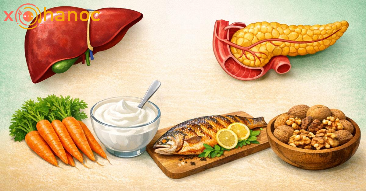 Լյարդի ու ենթաստամոքսային գեղձի համար ամենաօգտակար մթերքների ցանկը