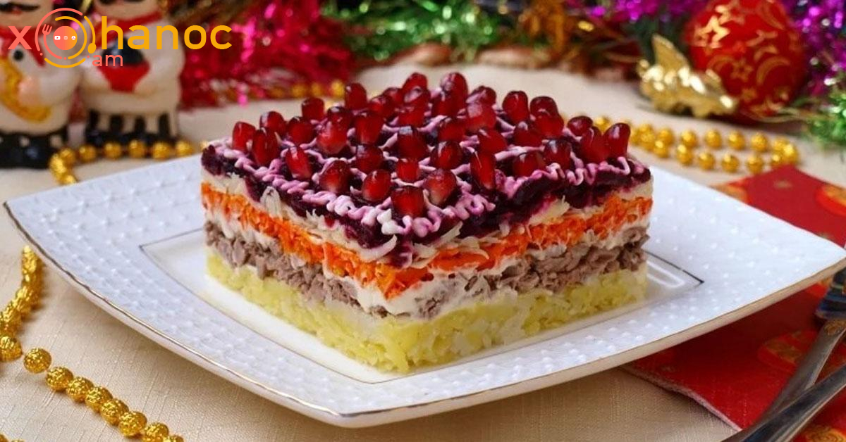 «Թագավորական» աղցան․ Ամանորյա աղցանի բաղադրատոմս, որը այս տարվա սեղանների հիթն է դարձել