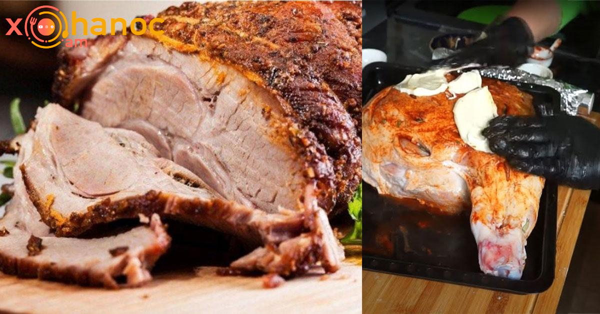 Որքան պահել բուդը աղաջրի մեջ, քանի ժամ եփել և ի՞նչ քսել վրան, որ խոզի բուդը համեղ ստացվի և մեջը սպիտակ