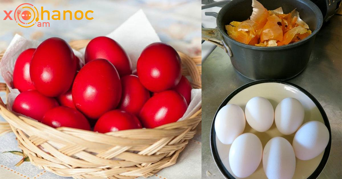 Սովորական սոխի միջոցով ձուն կստացվի այսպիսի գեղեցիկ կարմիր գույն, եթե ճիշտ խաշեք այն