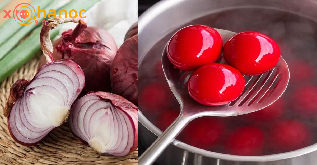 Սոխի միջոցով ձվի գույնը այսպիսի կարմիր կստանաք․ Ահա թե ինչպես