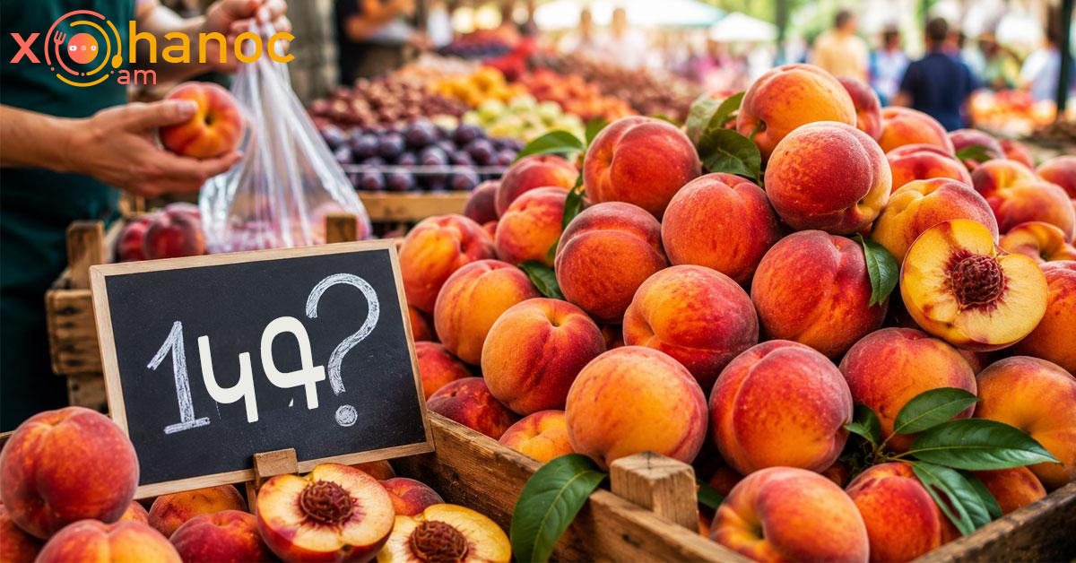 Շուկայում արդեն դեղձ կա․ ահա թե որքան արժե 1 կգ-ը