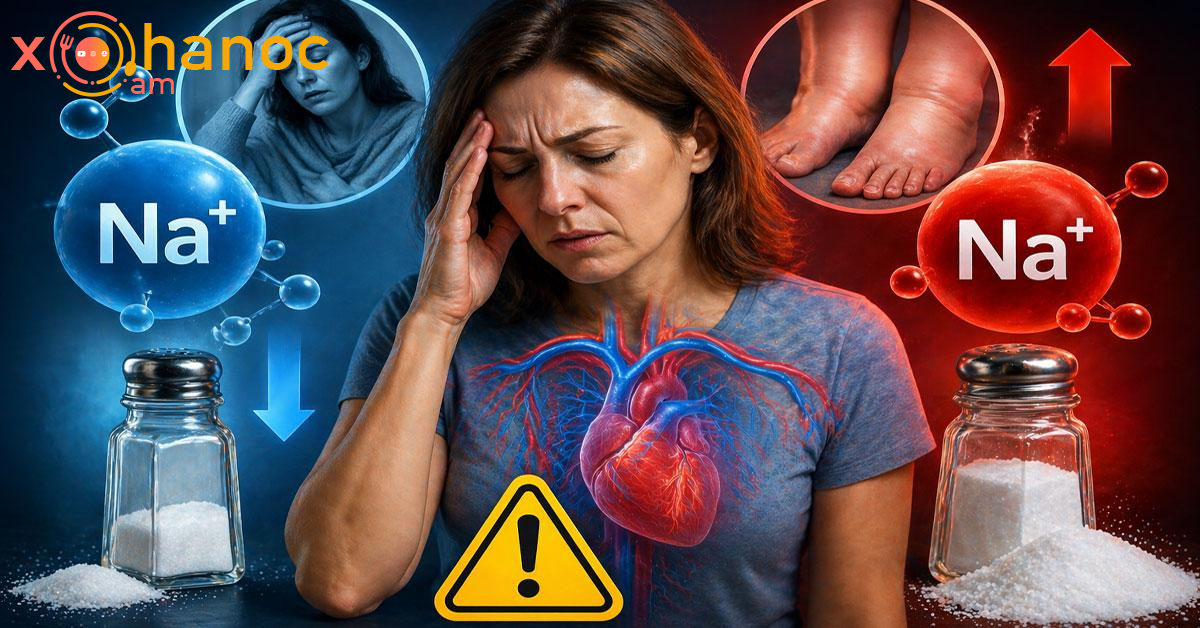 Սա իմանալը պարտադիր է․ Տեսեք ինչ է կատարվում օրգանիզմի հետ նատրիումի պակասի կամ ավելցուկի դեպքում
