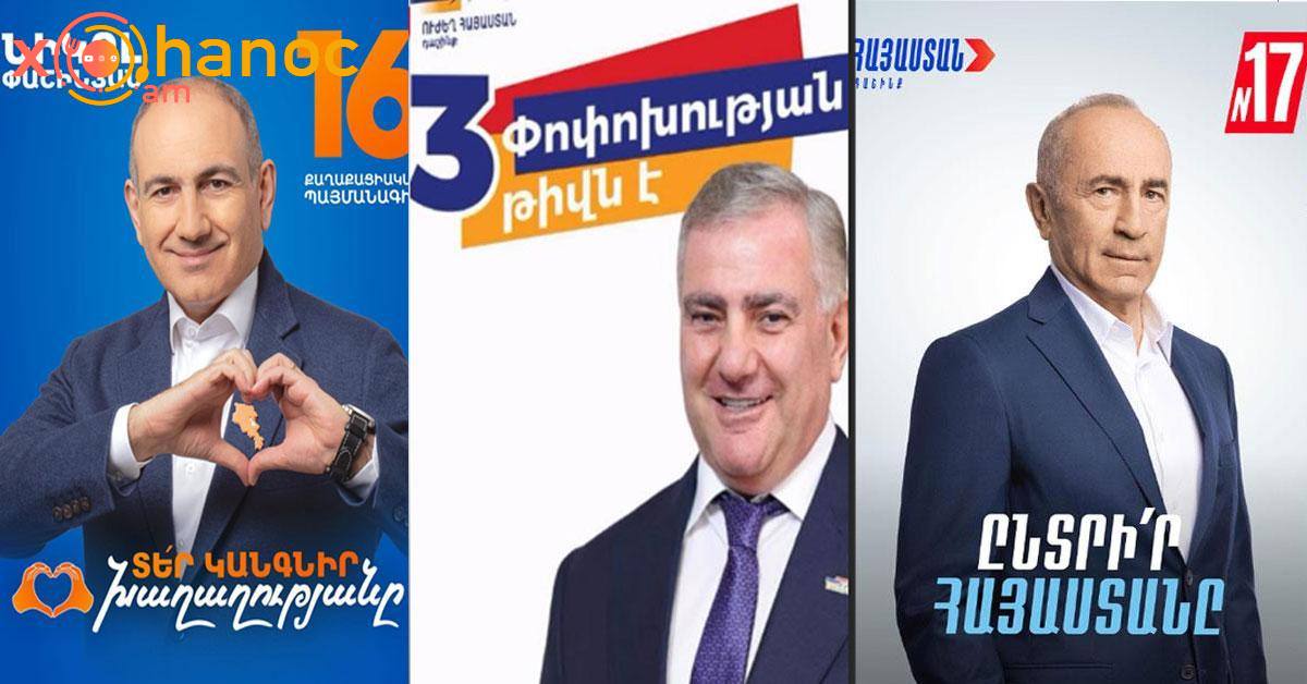 Որ քաղաքական ուժին ես ընտրելու․ Մտիր հղումով և քվեարկիր