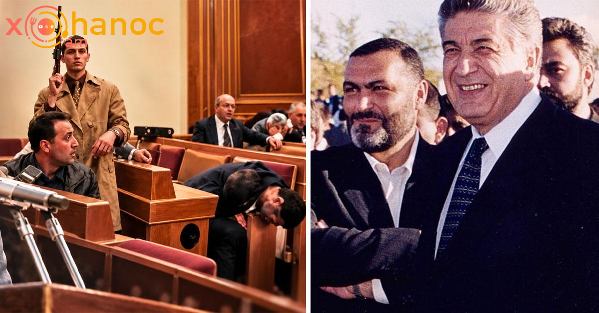Բացառիկ տեսանյութ․ Տարիներ անց հրապարակվել է, թե ինչպես են սպանում Վազգեն Սարգսյանին և Կարեն Դեմիրճյանին Բացառիկ տեսանյութ․ Տարիներ անց հրապարակվել է, թե ինչպես են սպանում Վազգեն Սարգսյանին և Կարեն Դեմիրճյանին