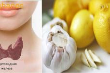 Բուժեք վահանաձև գեղձը սովորական լիմոնով և սխտորով