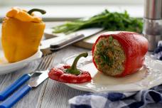 Հավի մսով լցոնած պղպեղ