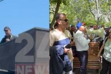Դավթաշենում, Փաշինյանի ելույթի ժամանակ, շենքի տանիքին դիպուկահար է նկատվել․ Տեսանյութ 