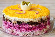 Պատրաստում ենք աղցան Գրաֆ, շատ համեղ է ստացվում քան ձուկը շուբայի մեջ աղցանը